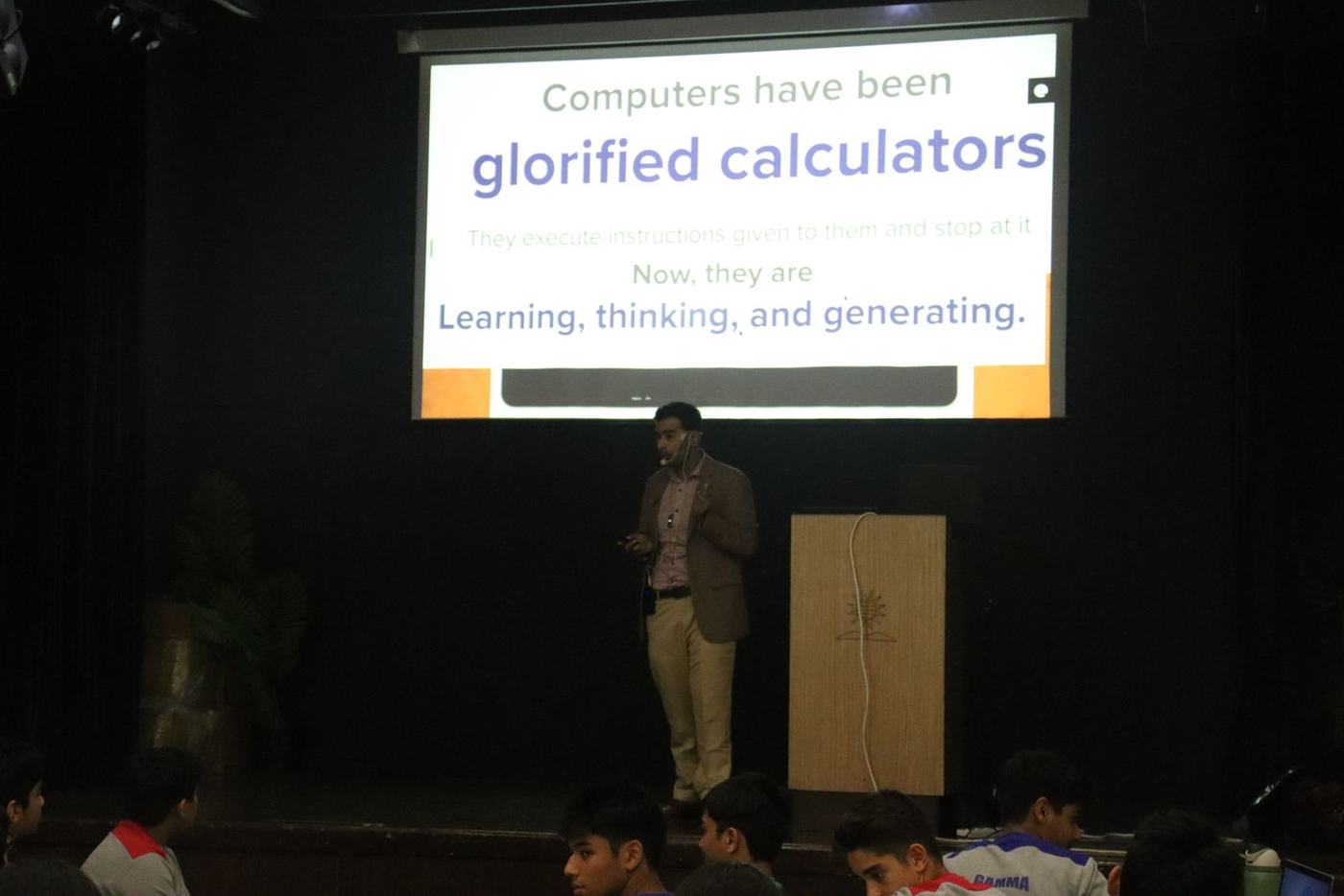 The slide: computers have been glorified calculators